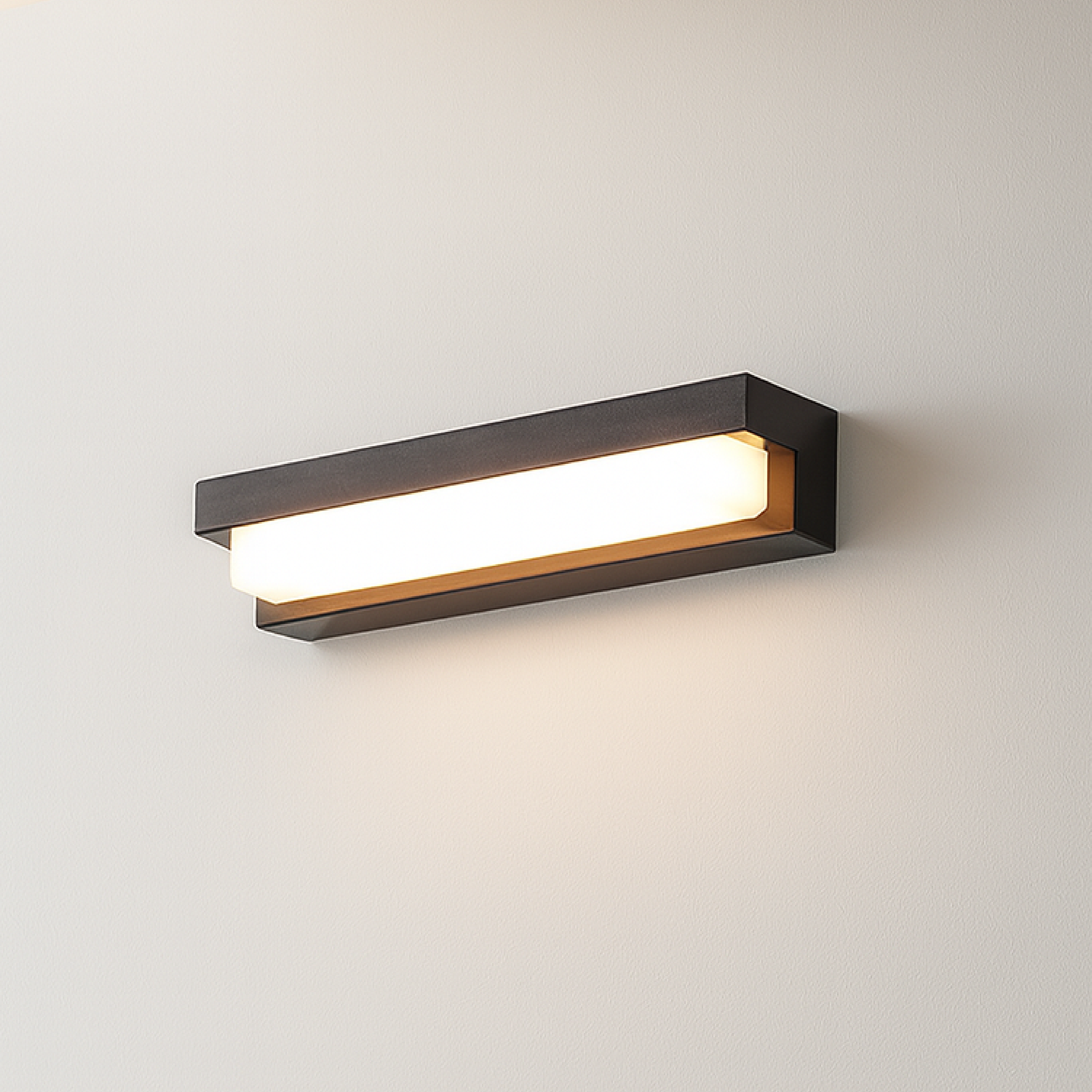 Freyza - EcoLuxe | Modern Minimalist Solar-Powered Outdoor Wall Light