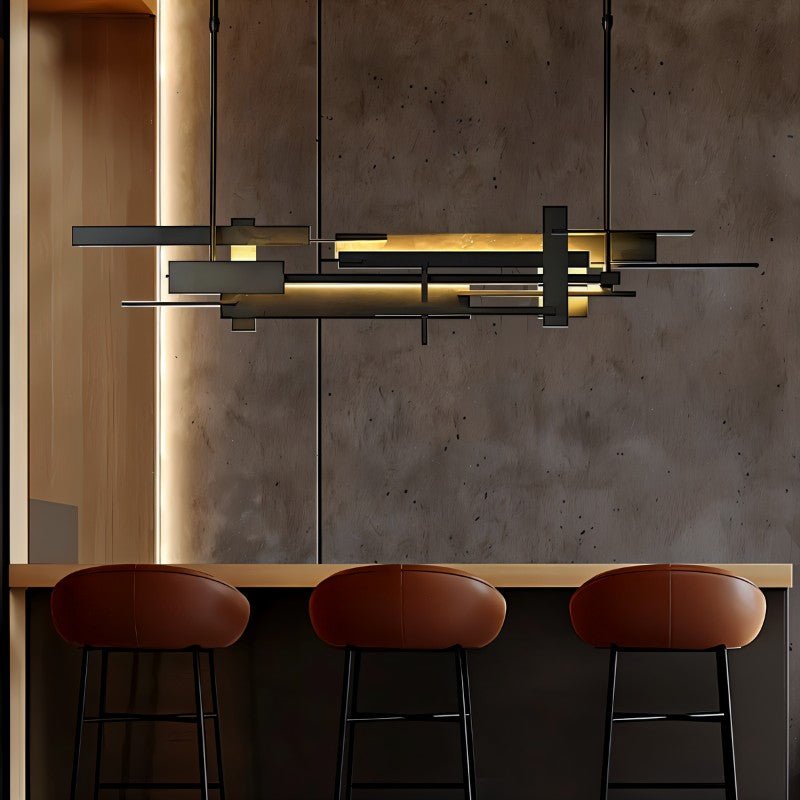 Freyza - Eithne | Modern Abstract Iron LED Chandelier Light Fixture