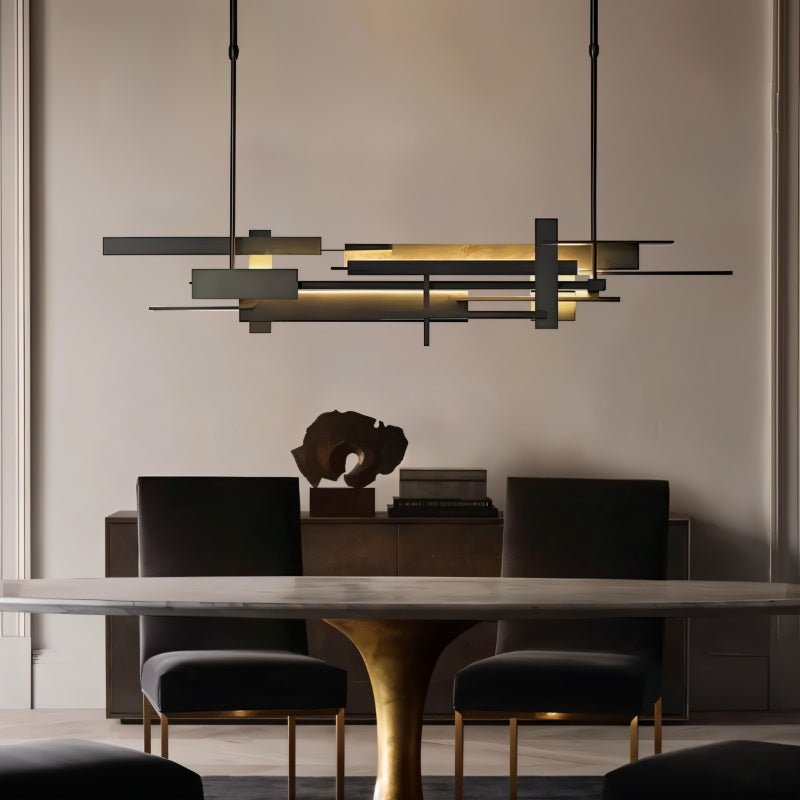 Freyza - Eithne | Modern Abstract Iron LED Chandelier Light Fixture