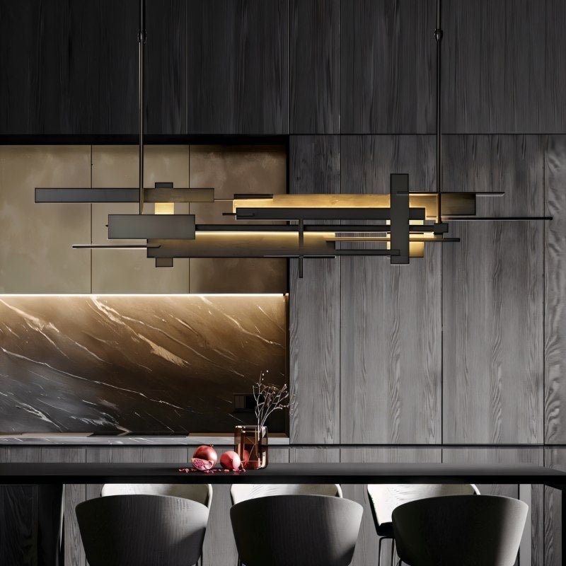Freyza - Eithne | Modern Abstract Iron LED Chandelier Light Fixture