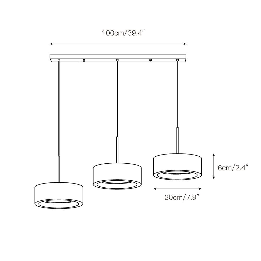 Freyza | Glide Marble Pendant Marble Pendant Light – Kitchen Dining Room