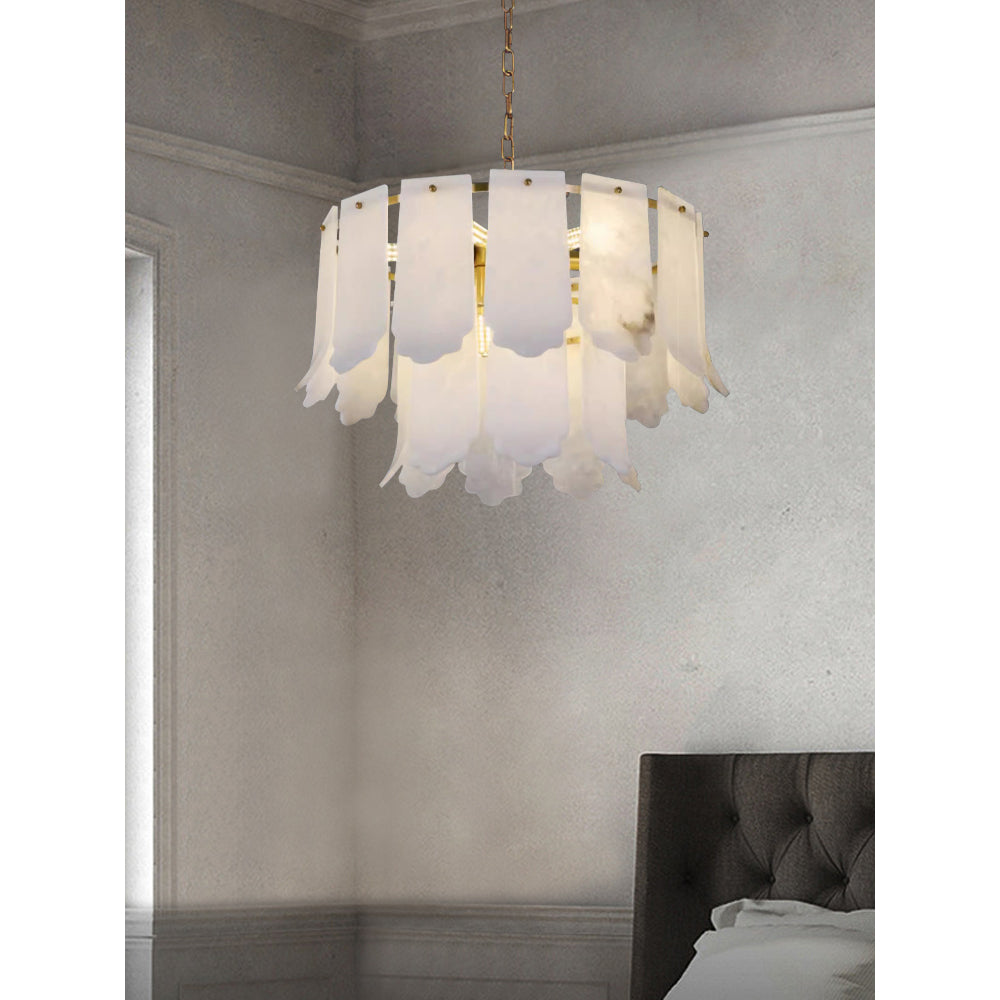 Freyza | Hue Postmodern Luxury Brass Chandelier – Modern Dining Room Living Room