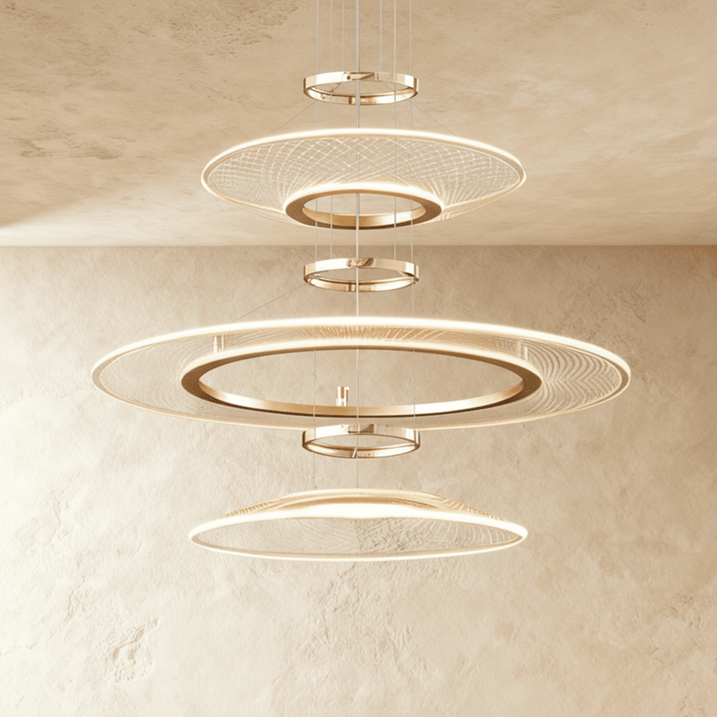 Freyza - Eleanora | Elegant Modern Aluminum Geometric Chandelier