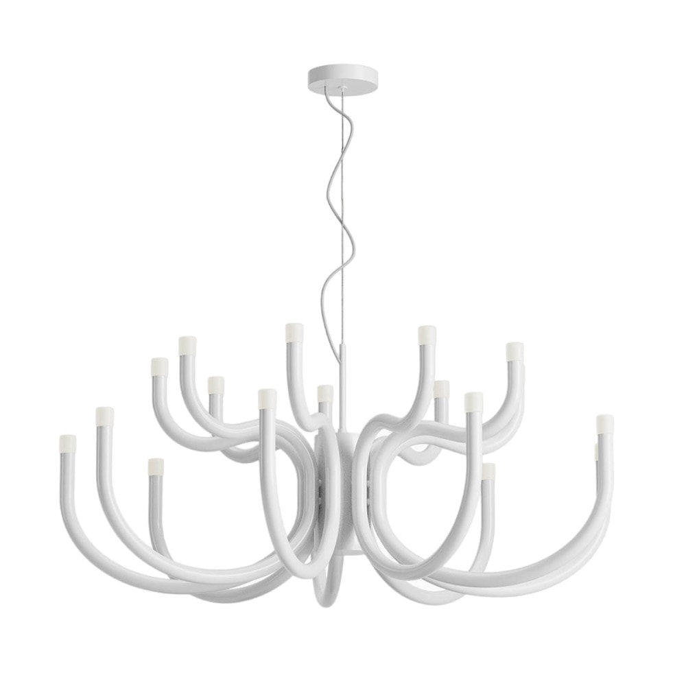 Freyza - Elegant Brass Chandelier Light with Integrated LED & Customizable Design for Sophisticated Indoor Spaces