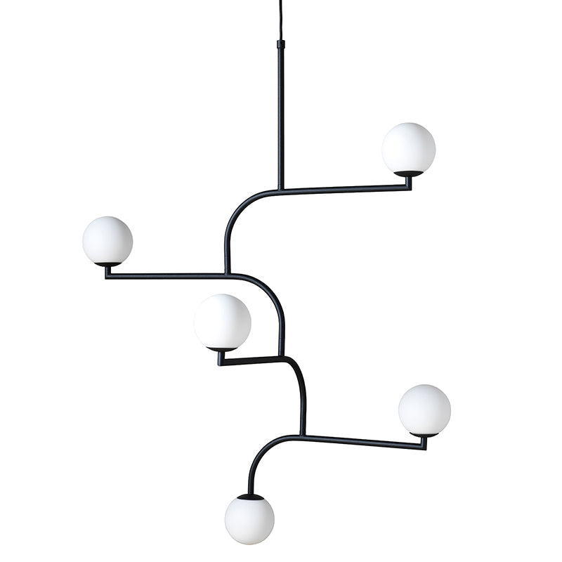 Freyza - Elegant Brass Glass Chandelier | Modern Design with 3 or 5 Heads for Stylish Lighting in Any Interior
