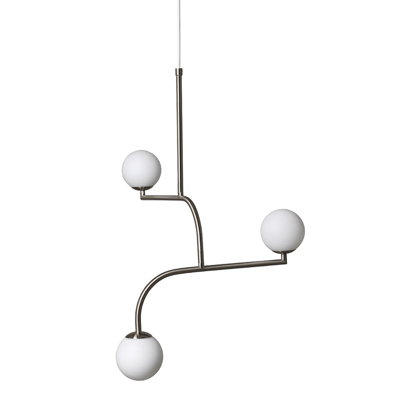 Freyza - Elegant Brass Glass Chandelier | Modern Design with 3 or 5 Heads for Stylish Lighting in Any Interior