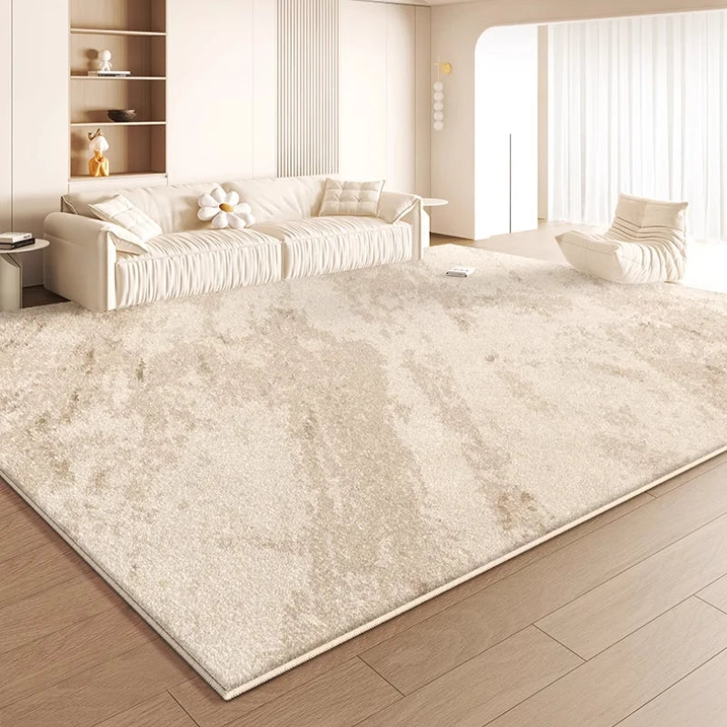 Elegant Cream Area Rug | Thick Anti-Slip Mat for Cozy Living Rooms & Custom Sizes Available 2
