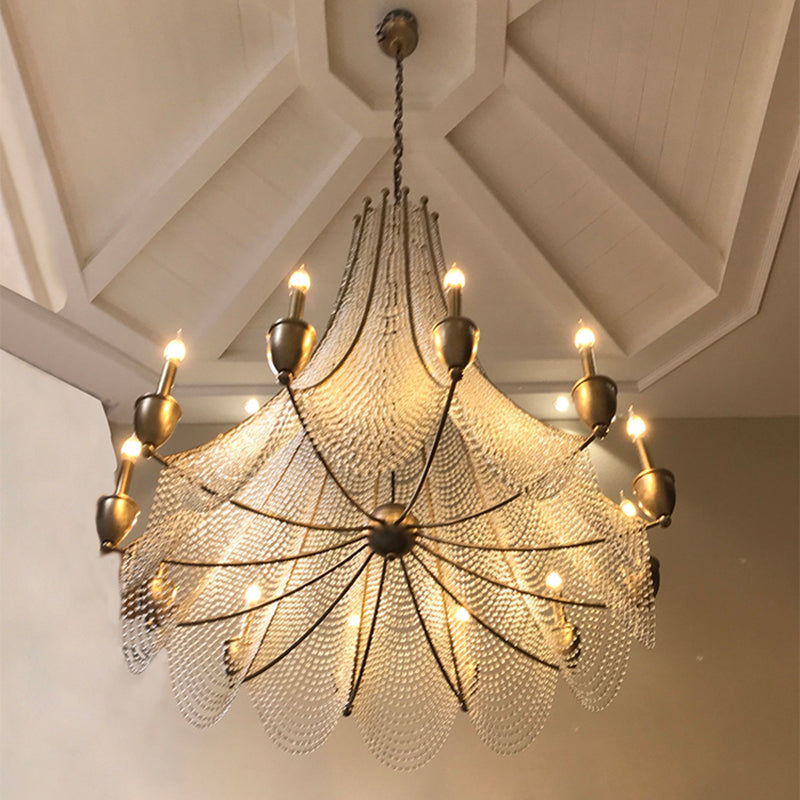 Freyza - Elegant Crystal Chandelier Light with Antique Gold Finish | Stunning Illumination for Luxurious Home Decor