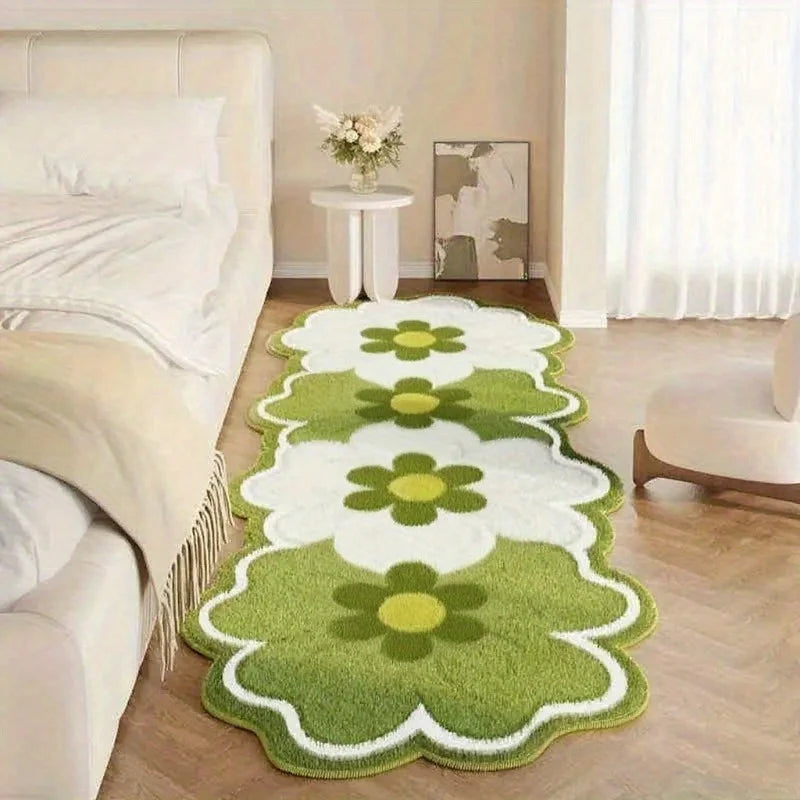 Elegant Floral Area Rug with Non-Slip Backing | Soft Plush Carpet for Living Room and Bedroom 1