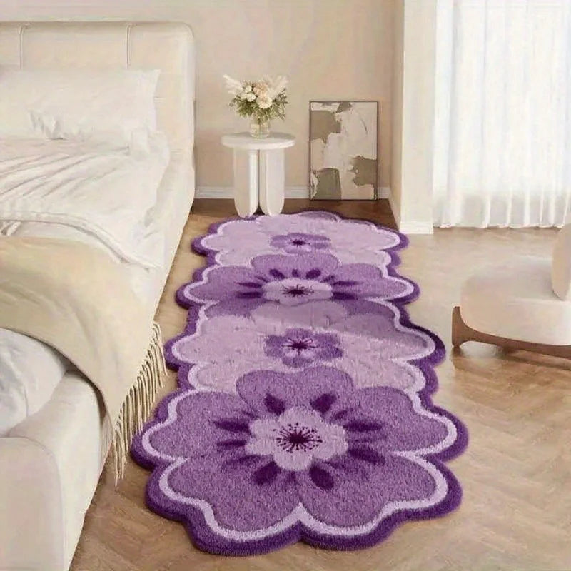 Elegant Floral Area Rug with Non-Slip Backing | Soft Plush Carpet for Living Room and Bedroom 10