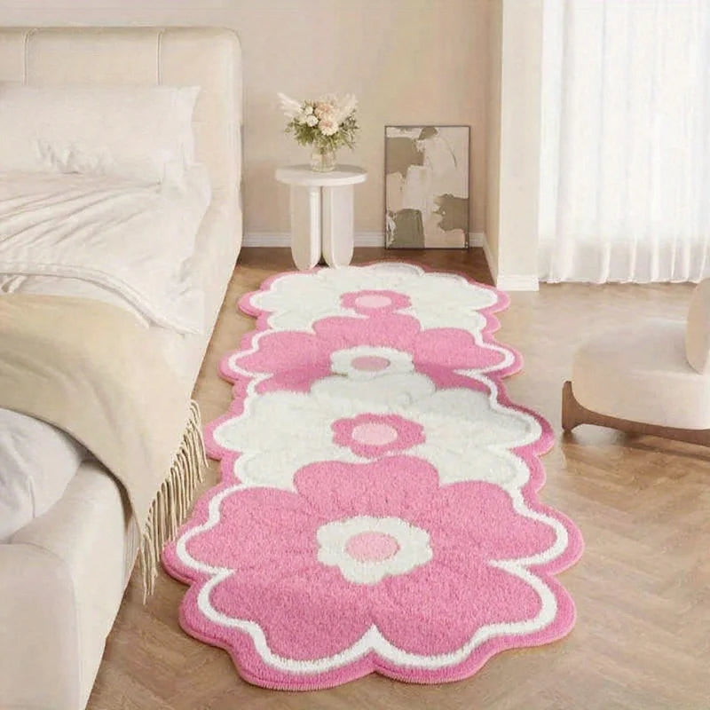 Elegant Floral Area Rug with Non-Slip Backing | Soft Plush Carpet for Living Room and Bedroom 16