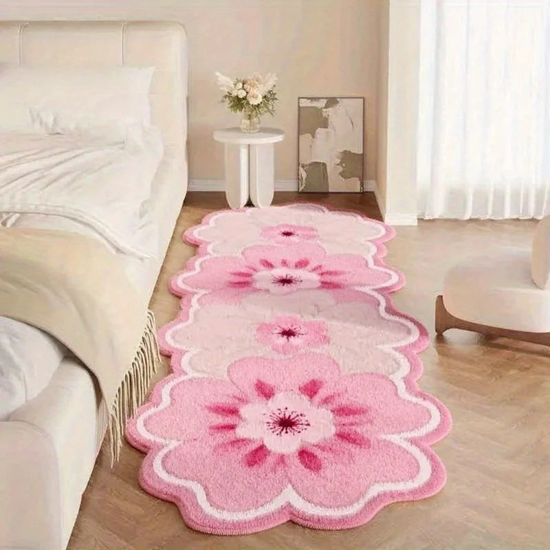 Elegant Floral Area Rug with Non-Slip Backing | Soft Plush Carpet for Living Room and Bedroom 7