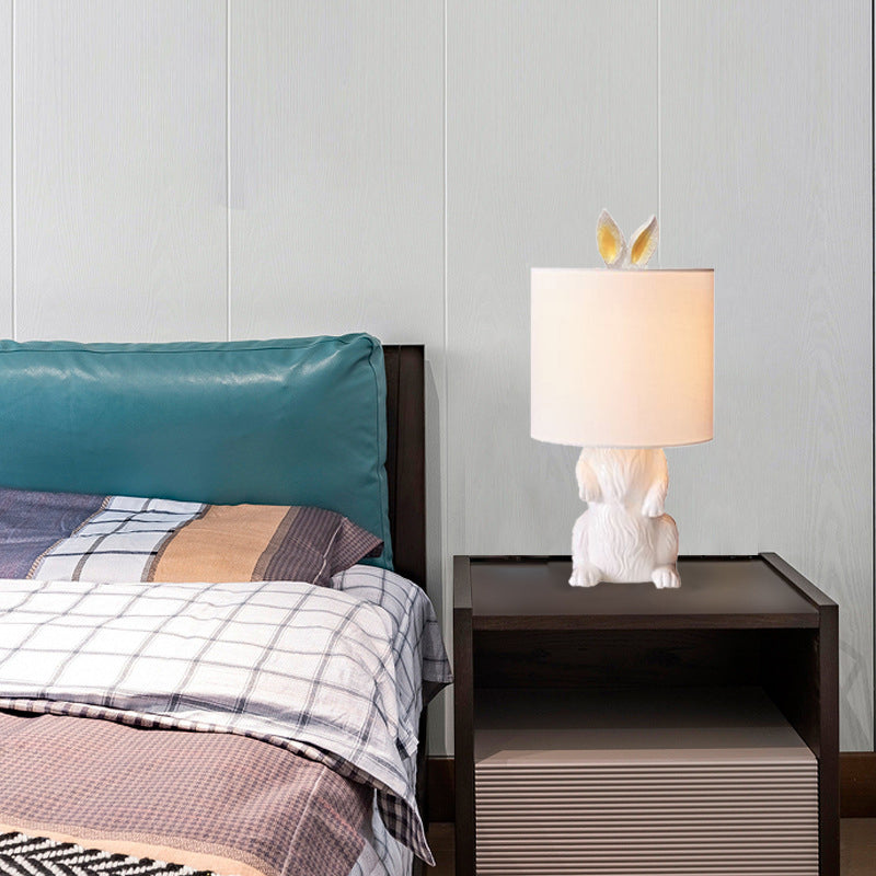 Elegant Minimalist Table Lamp with Unique Rabbit Design | Stylish Bedside Lamp for Modern Spaces 2