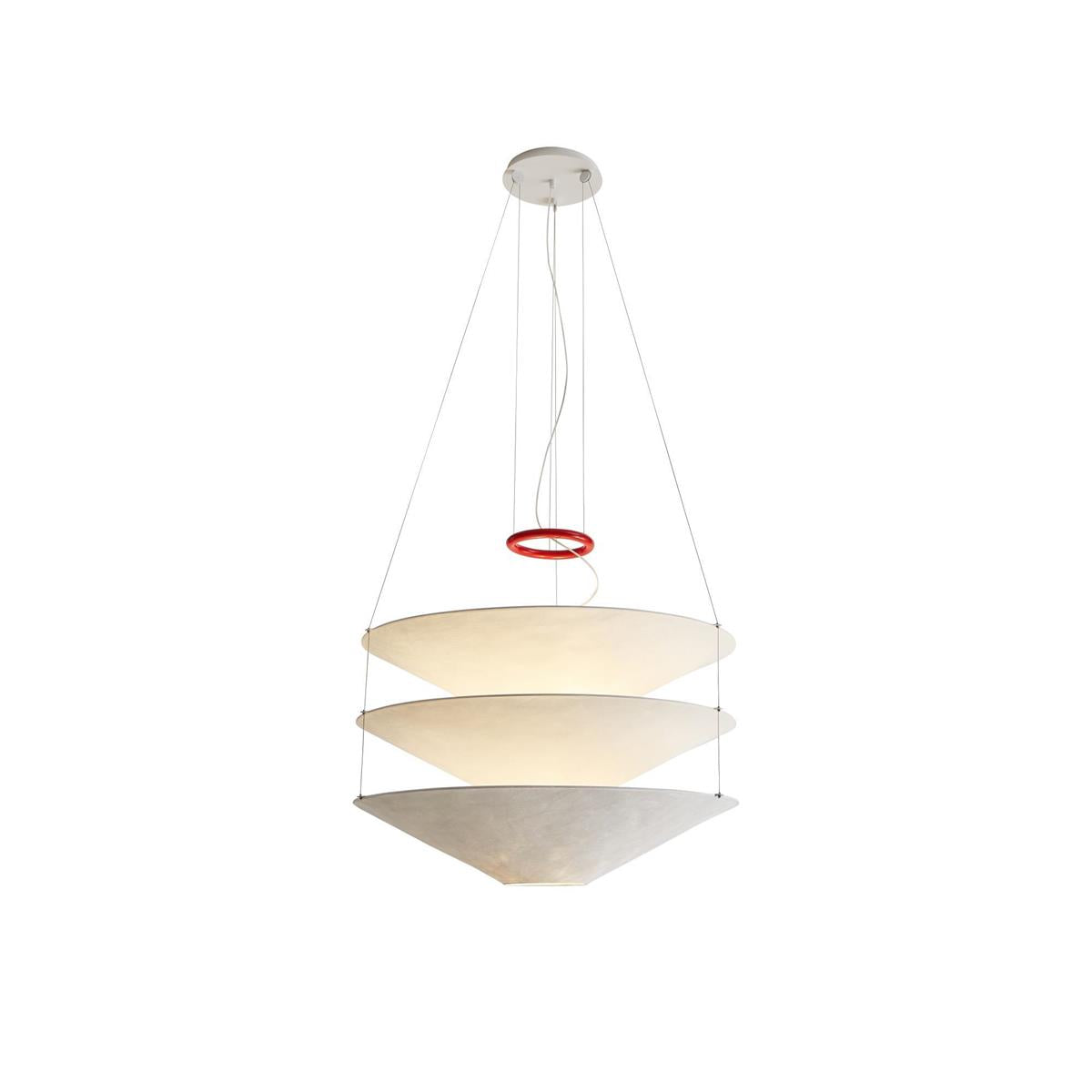 Freyza - Elegant Paper Pendant Light with Adjustable Height | Modern Kitchen Pendant Lighting for Soft Indoor Illumination