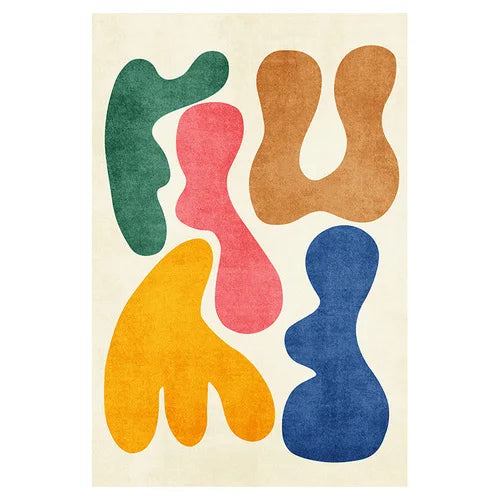 Elegant Plush Area Rug | Soft Abstract Design for Cozy Living Rooms | Custom Sizes Available for Ultimate Comfort 11