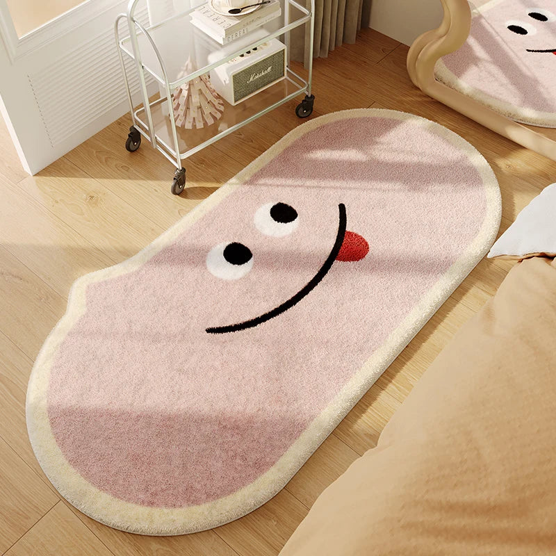 Elegant Plush Area Rug | Soft Washable Design for Easy Care & Custom Sizes in Living Room 1