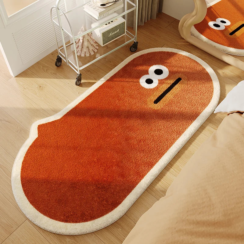 Elegant Plush Area Rug | Soft Washable Design for Easy Care & Custom Sizes in Living Room 10