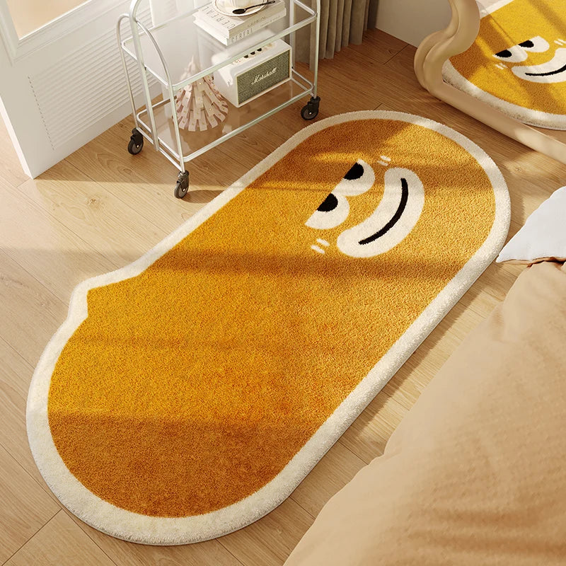 Elegant Plush Area Rug | Soft Washable Design for Easy Care & Custom Sizes in Living Room 12