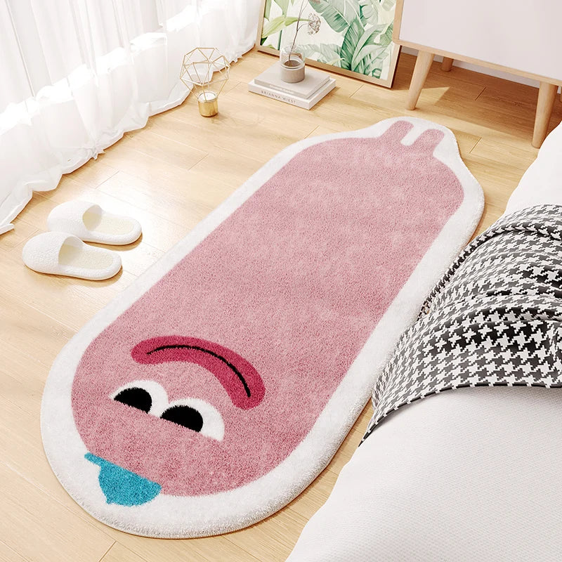 Elegant Plush Area Rug | Soft Washable Design for Easy Care & Custom Sizes in Living Room 13