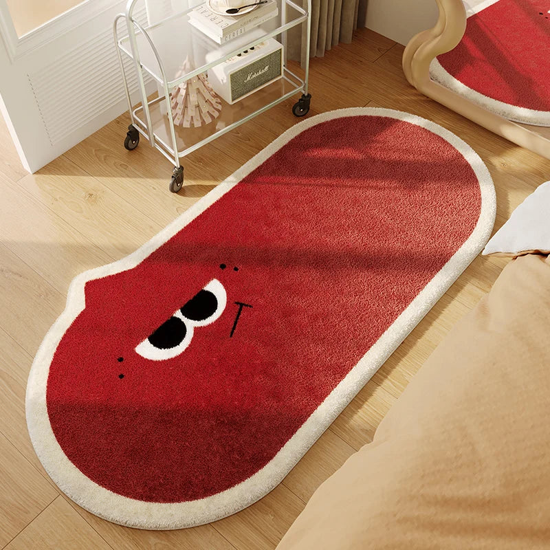 Elegant Plush Area Rug | Soft Washable Design for Easy Care & Custom Sizes in Living Room 17