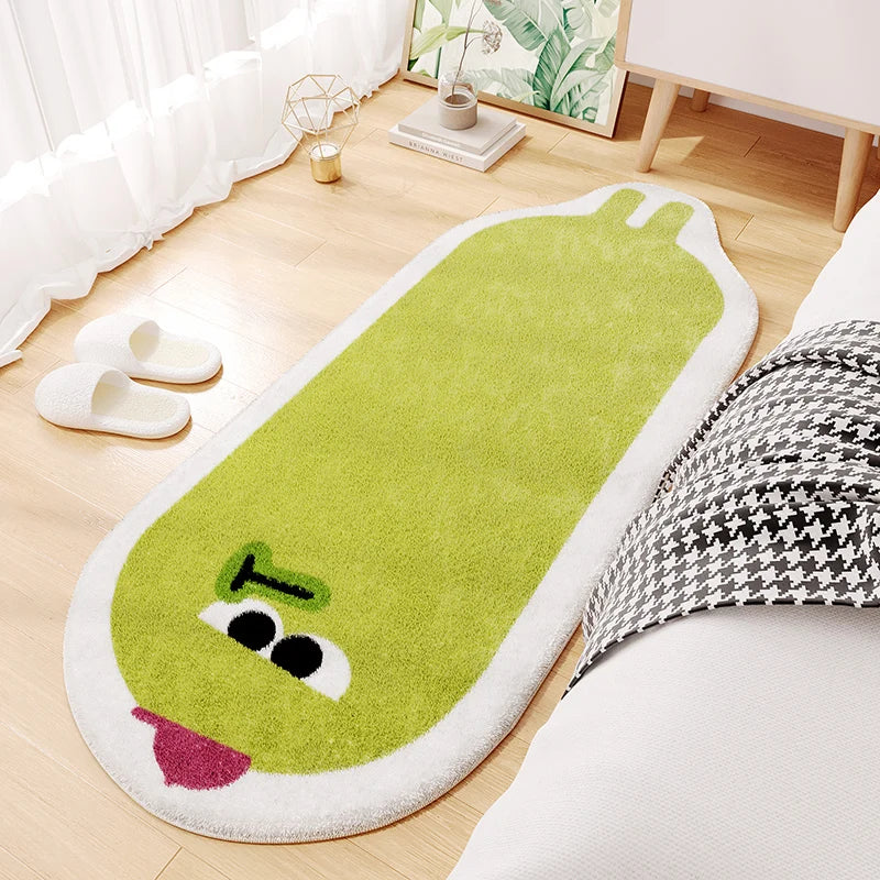 Elegant Plush Area Rug | Soft Washable Design for Easy Care & Custom Sizes in Living Room 19