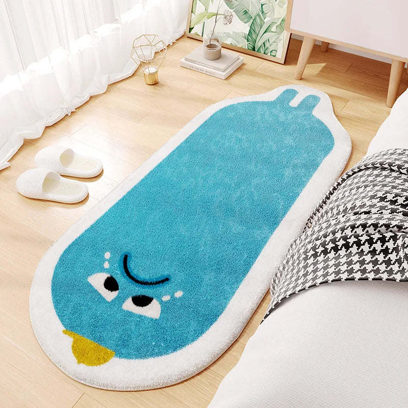 Elegant Plush Area Rug | Soft Washable Design for Easy Care & Custom Sizes in Living Room 20