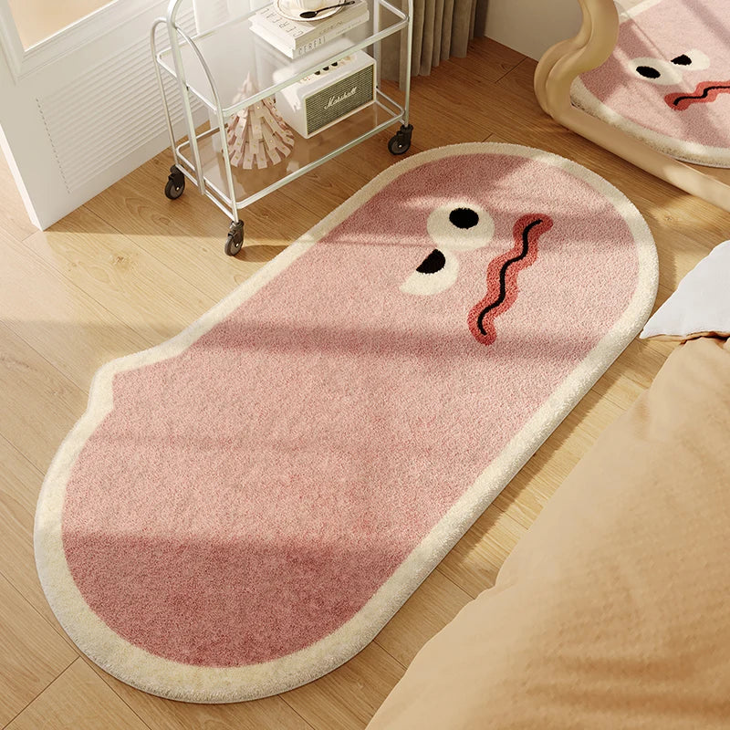 Elegant Plush Area Rug | Soft Washable Design for Easy Care & Custom Sizes in Living Room 22