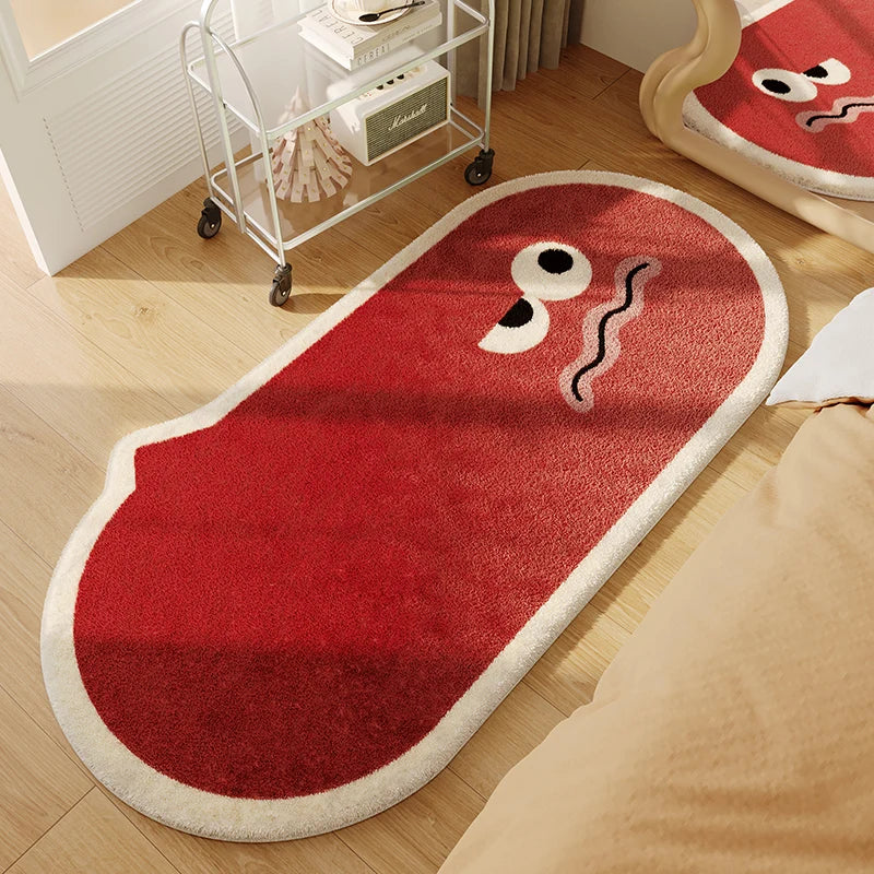 Elegant Plush Area Rug | Soft Washable Design for Easy Care & Custom Sizes in Living Room 3