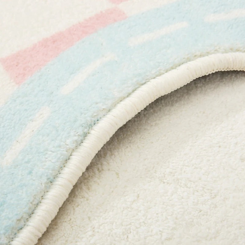 Elegant Plush Area Rug | Soft Washable Design for Easy Care & Custom Sizes in Living Room 5