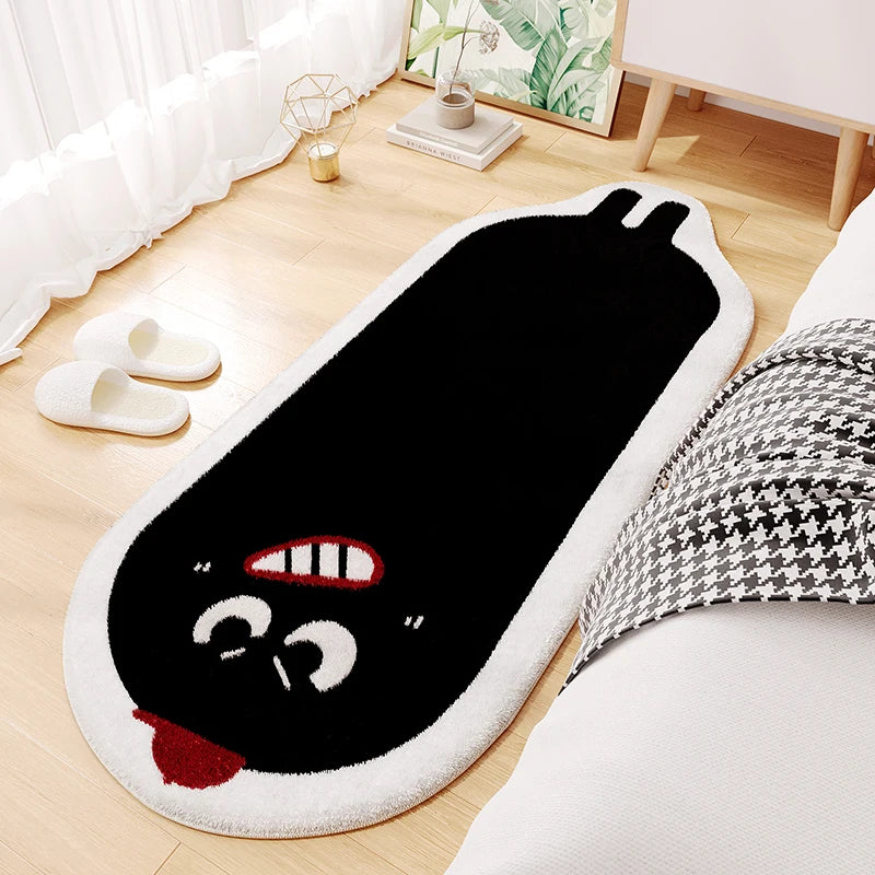Elegant Plush Area Rug | Soft Washable Design for Easy Care & Custom Sizes in Living Room 6