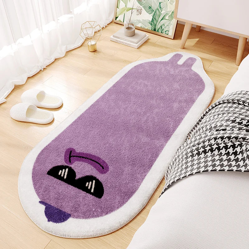 Elegant Plush Area Rug | Soft Washable Design for Easy Care & Custom Sizes in Living Room 8