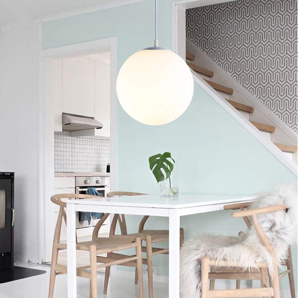 Elegant Round Glass Pendant Light with Soft Light Distribution | Cozy Kitchen Pendant Lighting for Inviting Atmosphere 11