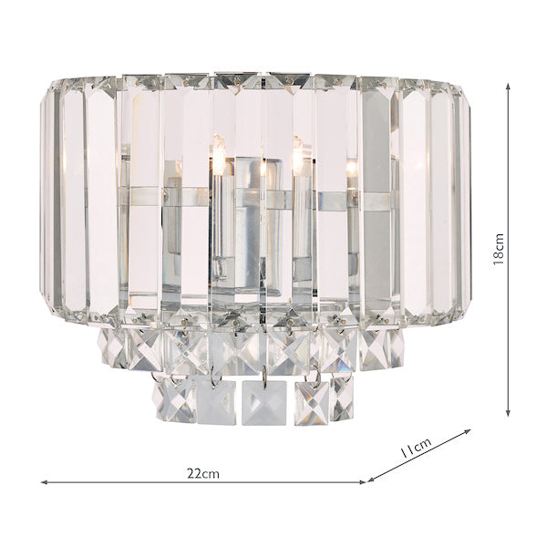 LuxeCrystal | Sophisticated Art Deco Wall Light Fixture 5
