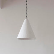 Freyza - Elegant White Pendant Lighting with Adjustable Height Chain | Stylish Kitchen Pendant Lamp for Modern Interiors