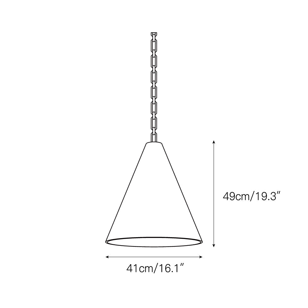 Freyza - Elegant White Pendant Lighting with Adjustable Height Chain | Stylish Kitchen Pendant Lamp for Modern Interiors