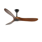 Elegant Wooden Ceiling Fan with Remote Control | Modern Design for Bedroom Comfort 0