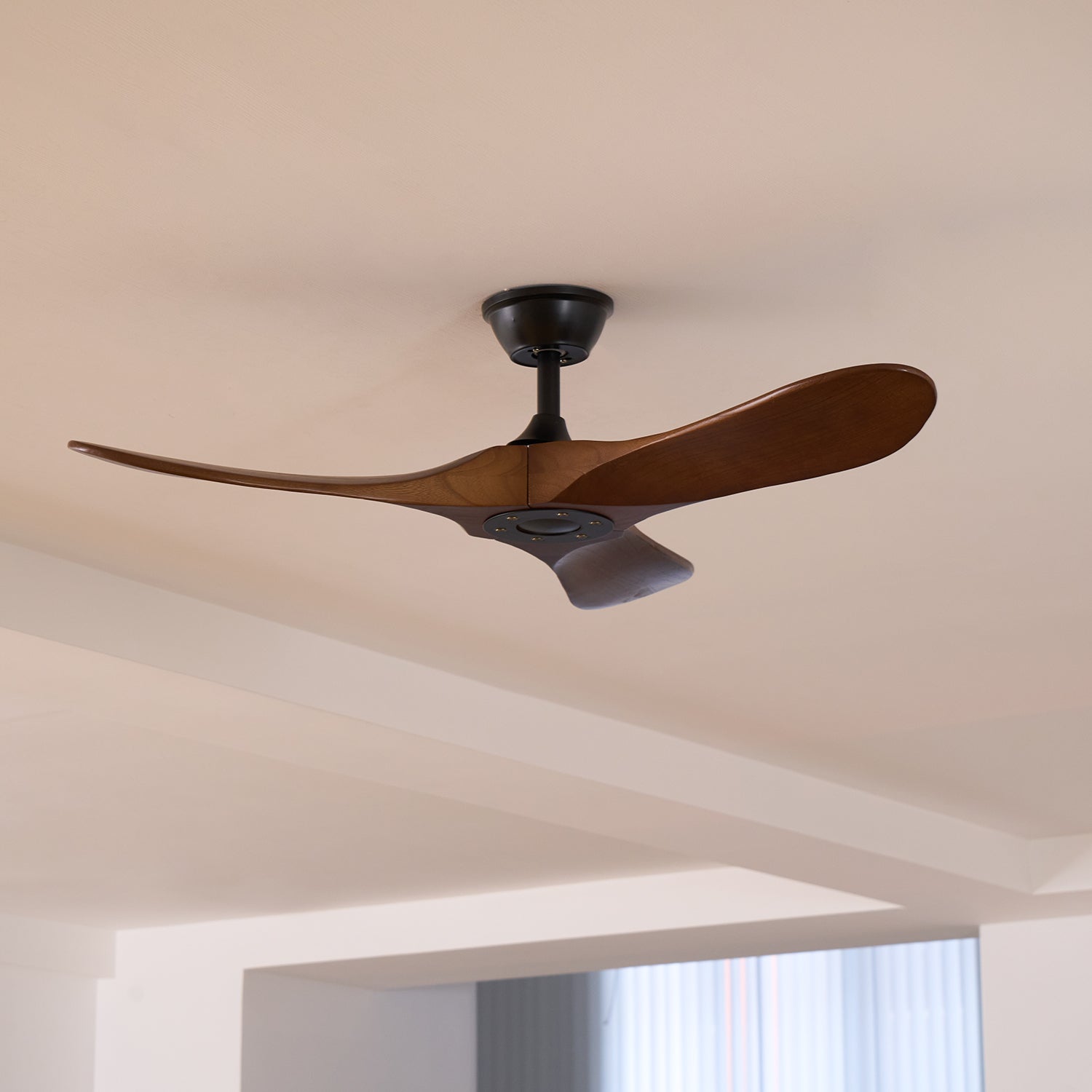 Elegant Wooden Ceiling Fan with Remote Control | Modern Design for Bedroom Comfort 8