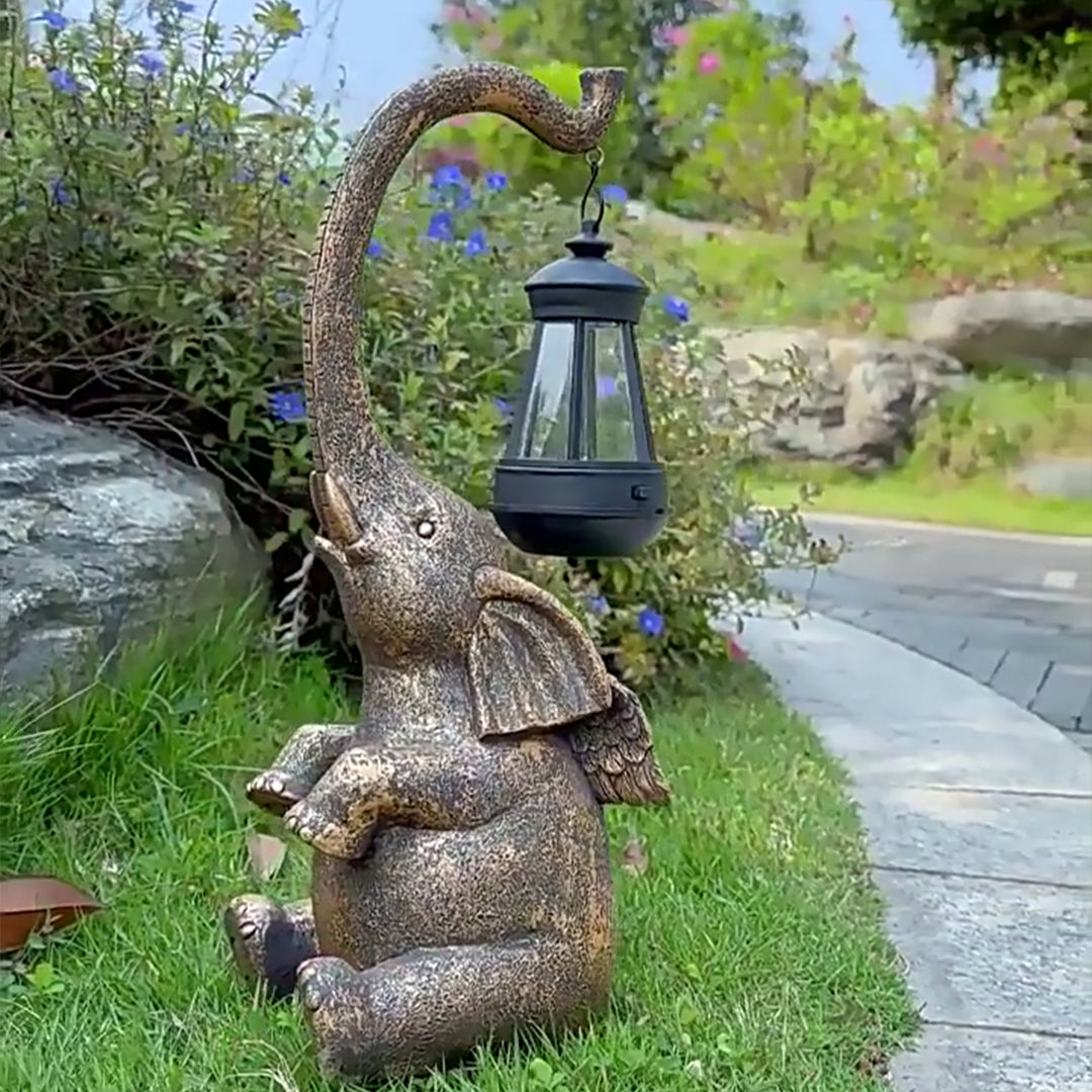Elephoria | Charming Decorative Outdoor Solar Garden Lanterns 0