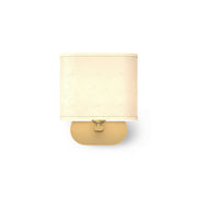 Freyza | Myth Brass Fabric Brass Fabric Wall Light – Bedroom Hallway