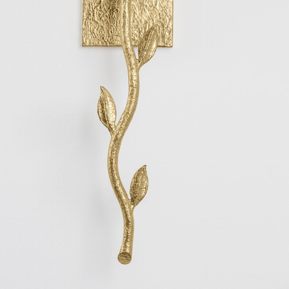 Freyza | Applique murale en laiton à motif floral – Chambre, couloir