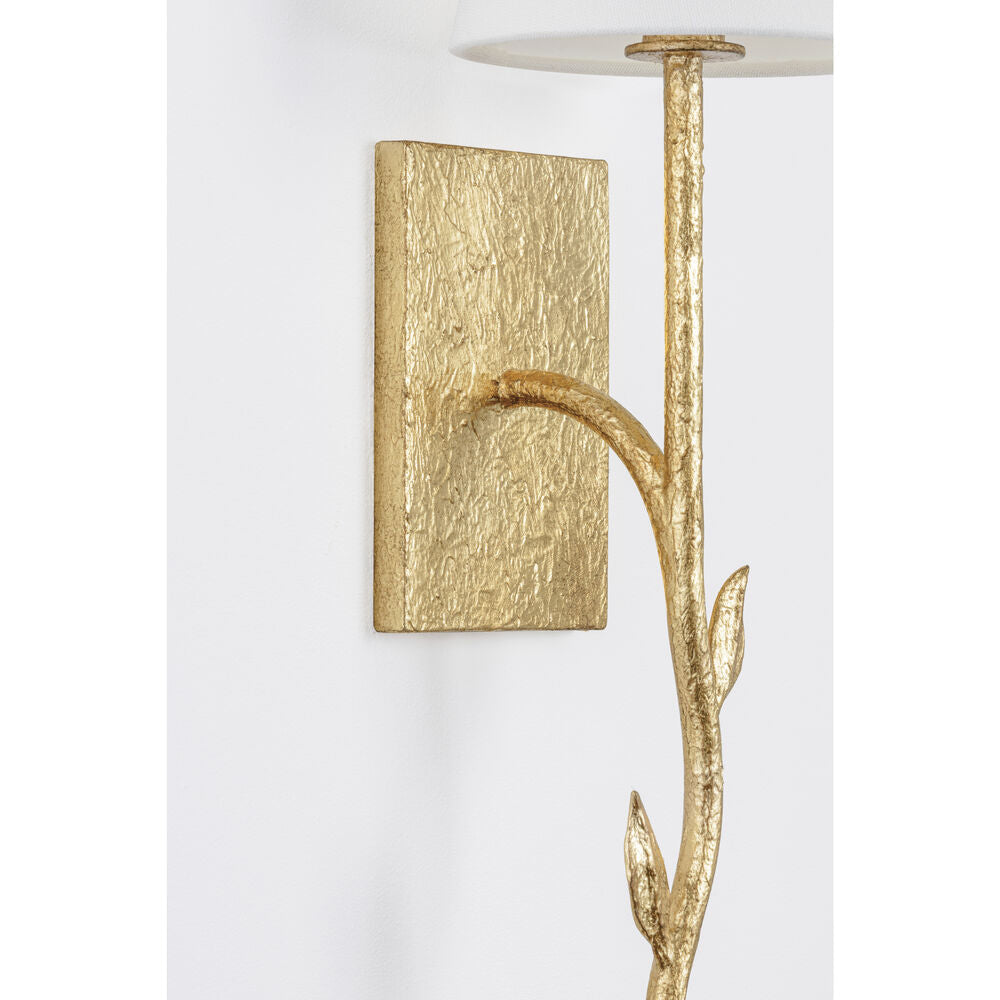 Freyza | Applique murale en laiton à motif floral – Chambre, couloir