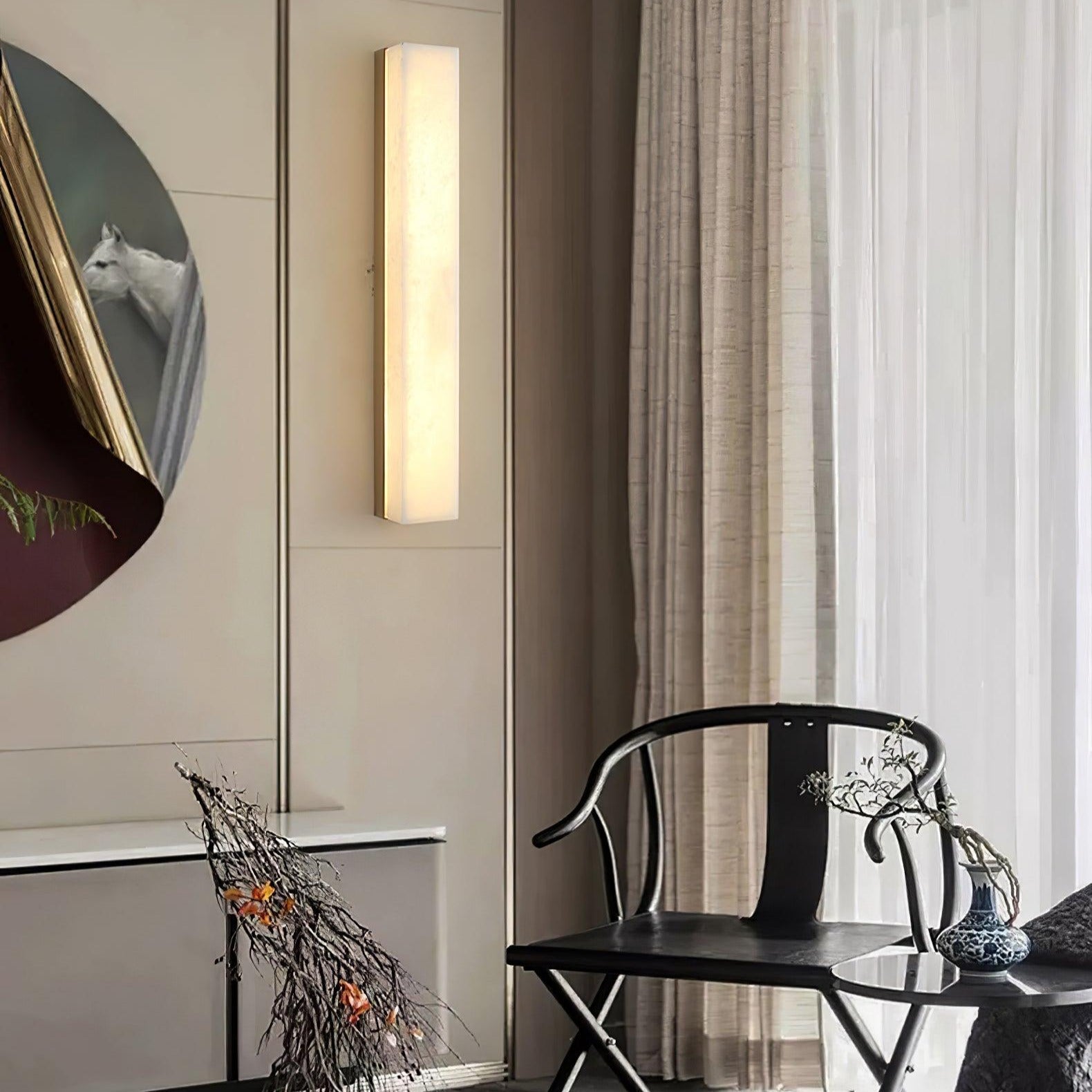 Freyza | Messing-Wandleuchte für Innenräume – Schlafzimmer, Wohnzimmer