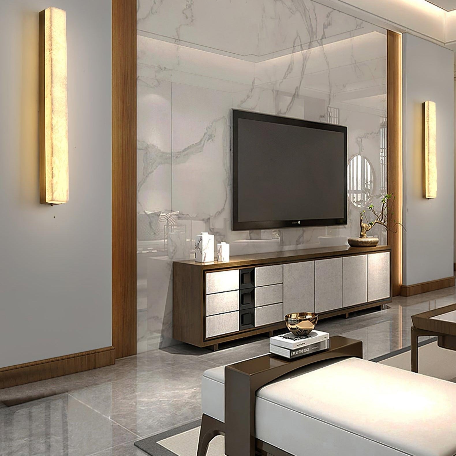 Freyza | Applique murale d’intérieur linéaire en laiton Kristy Brass – chambre et salon