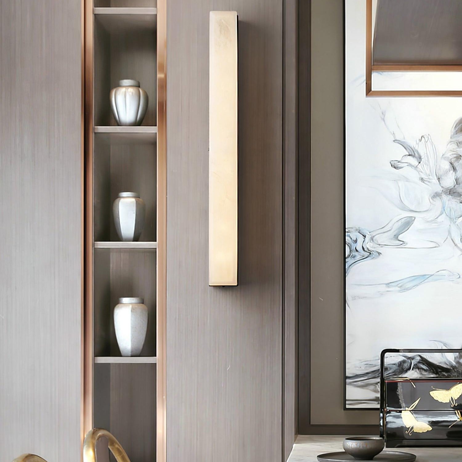 Freyza | Applique murale d’intérieur linéaire en laiton Kristy Brass – chambre et salon