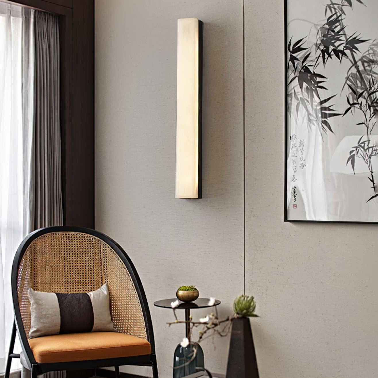 Freyza | Messing-Wandleuchte für Innenräume – Schlafzimmer, Wohnzimmer