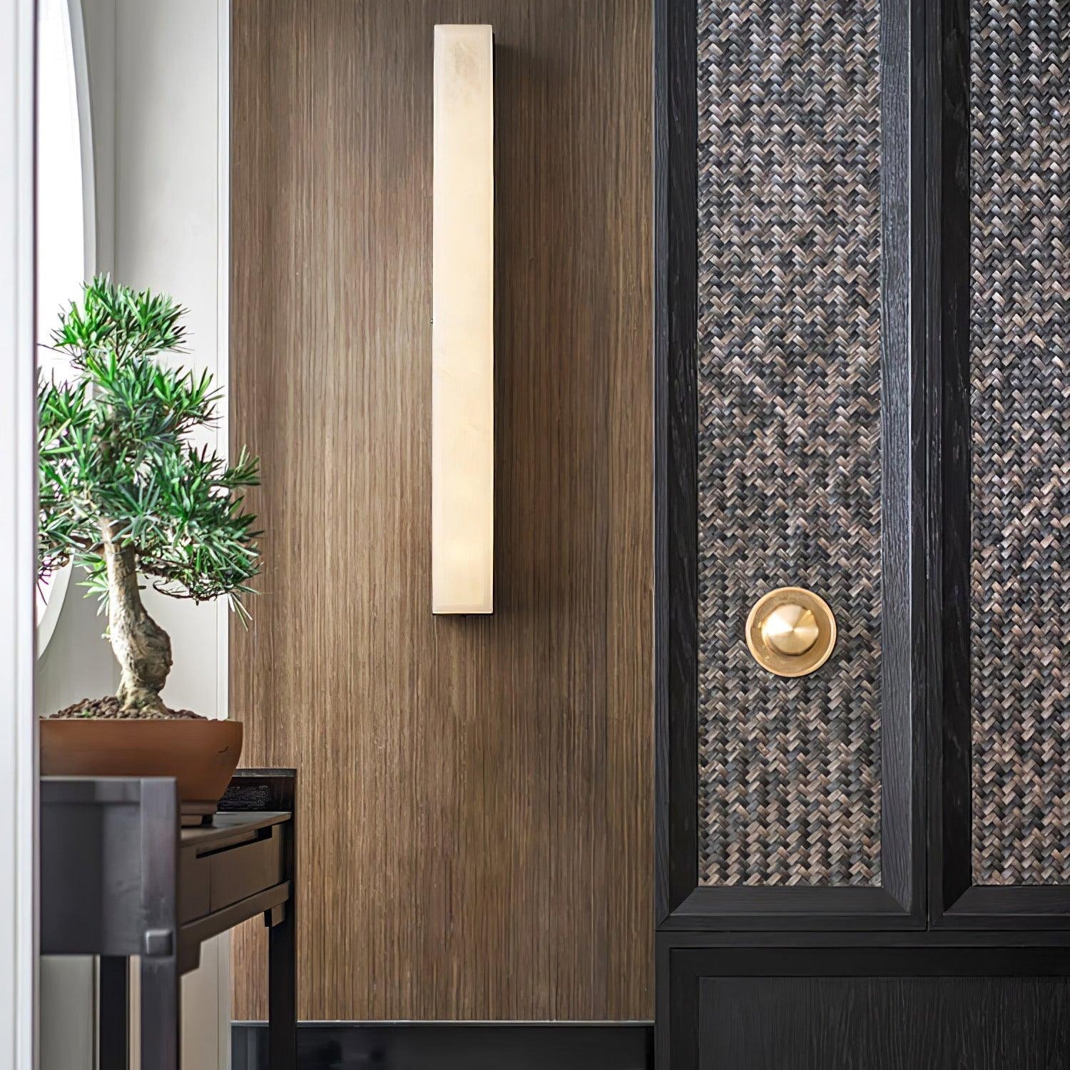Freyza | Messing-Wandleuchte für Innenräume – Schlafzimmer, Wohnzimmer