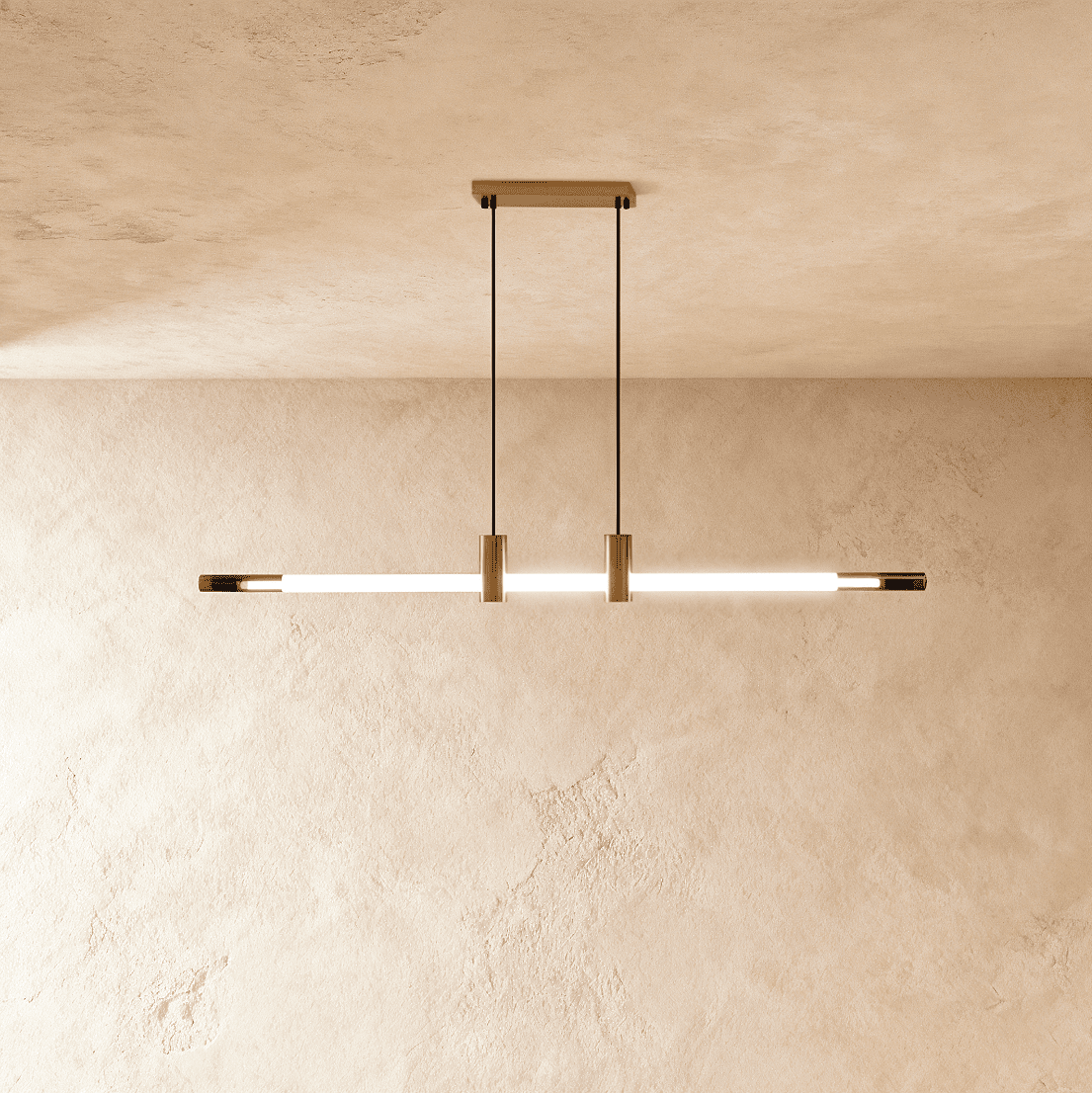 Freyza - Modern Elegant Glass Stainless Steel Chandelier
