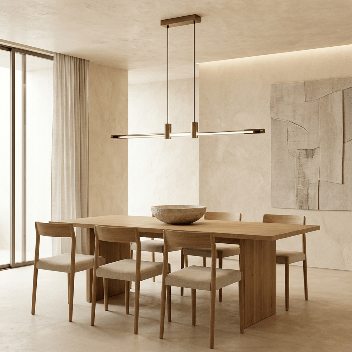 Freyza - Modern Elegant Glass Stainless Steel Chandelier