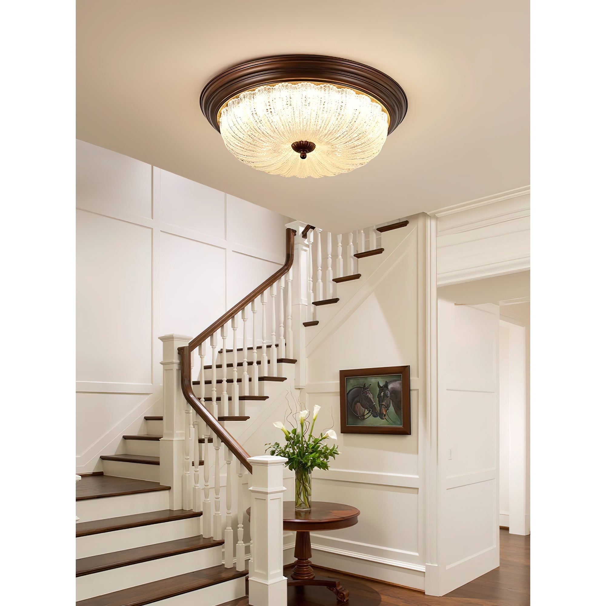 Freyza | Arraeion Glass Ceiling Glass Ceiling Light – Bedroom Living Room