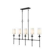 Freyza | Verinyra Vintage Industrial Brass Fabric Chandelier – Industrial Dining Room Living Room